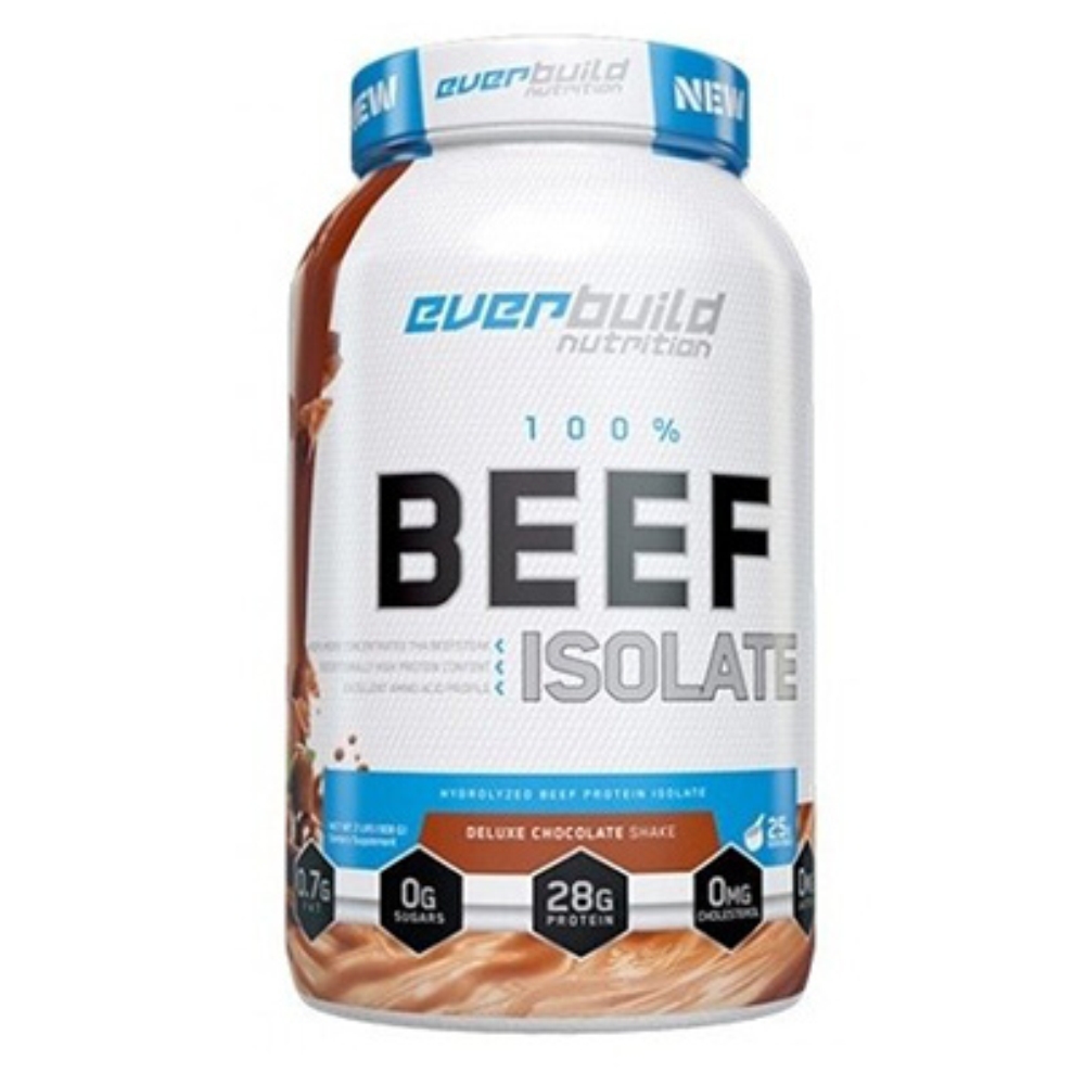 Протеин Ever build nutrition 100% Beef Isolate 908 g Шоколадный коктейль делюкс